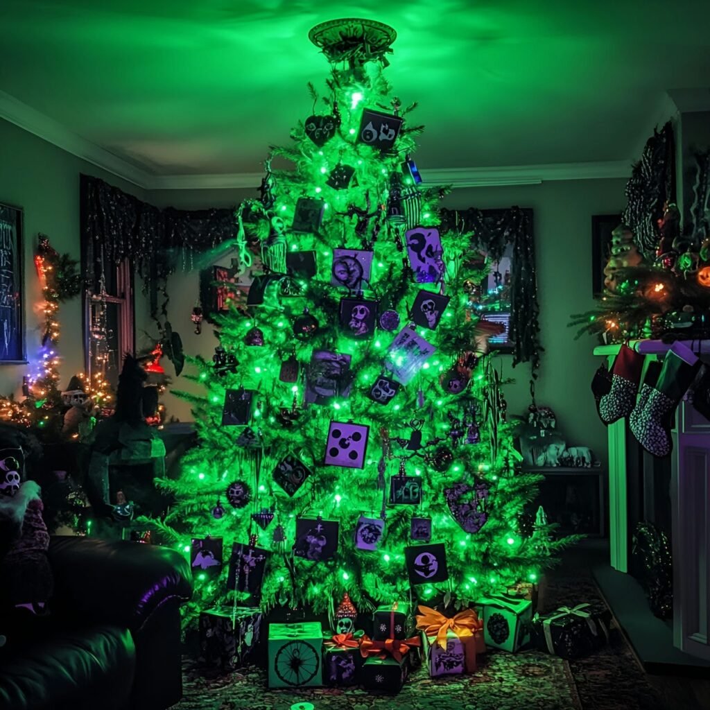 08. The Nightmare Before Christmas Tree: A Spooky and Festive Holiday Décor