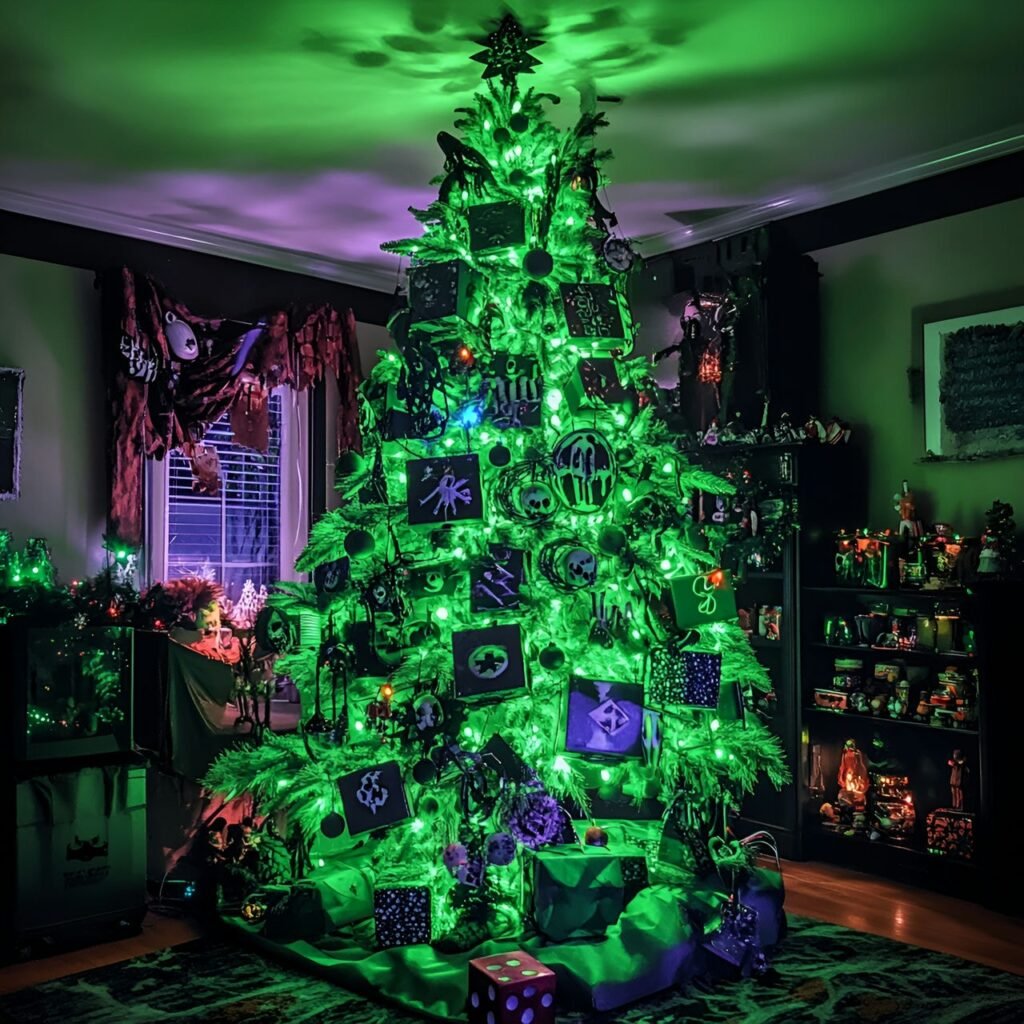 08. The Nightmare Before Christmas Tree: A Spooky and Festive Holiday Décor