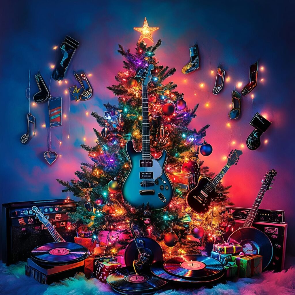 16. Music Lovers Christmas Tree: A Melody of Festive and Harmonious Décor