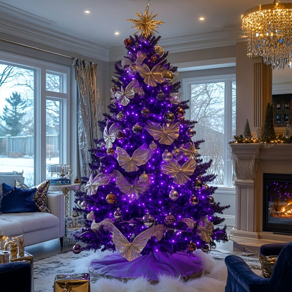 10. Royal Purple Elegance with Luxurious Purple LED Accents