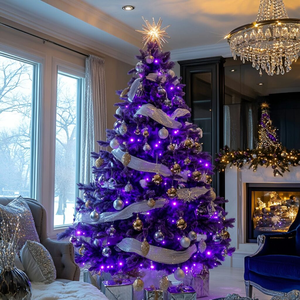 10. Royal Purple Elegance with Luxurious Purple LED Accents