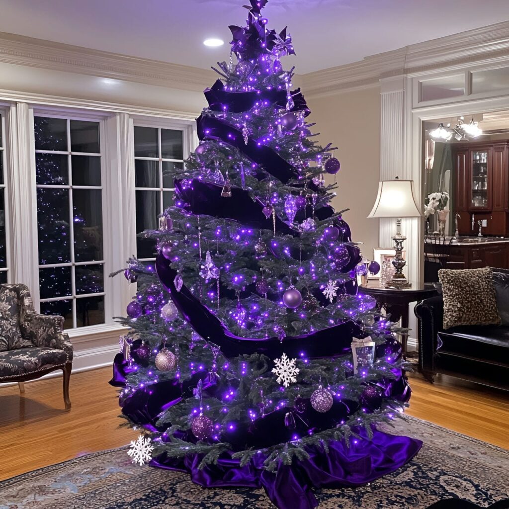 10. Royal Purple Elegance with Luxurious Purple LED Accents