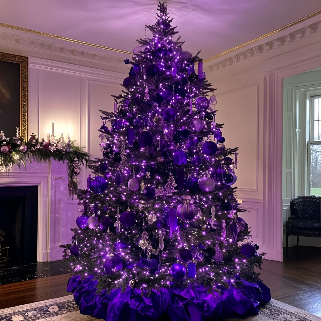 10. Royal Purple Elegance with Luxurious Purple LED Accents