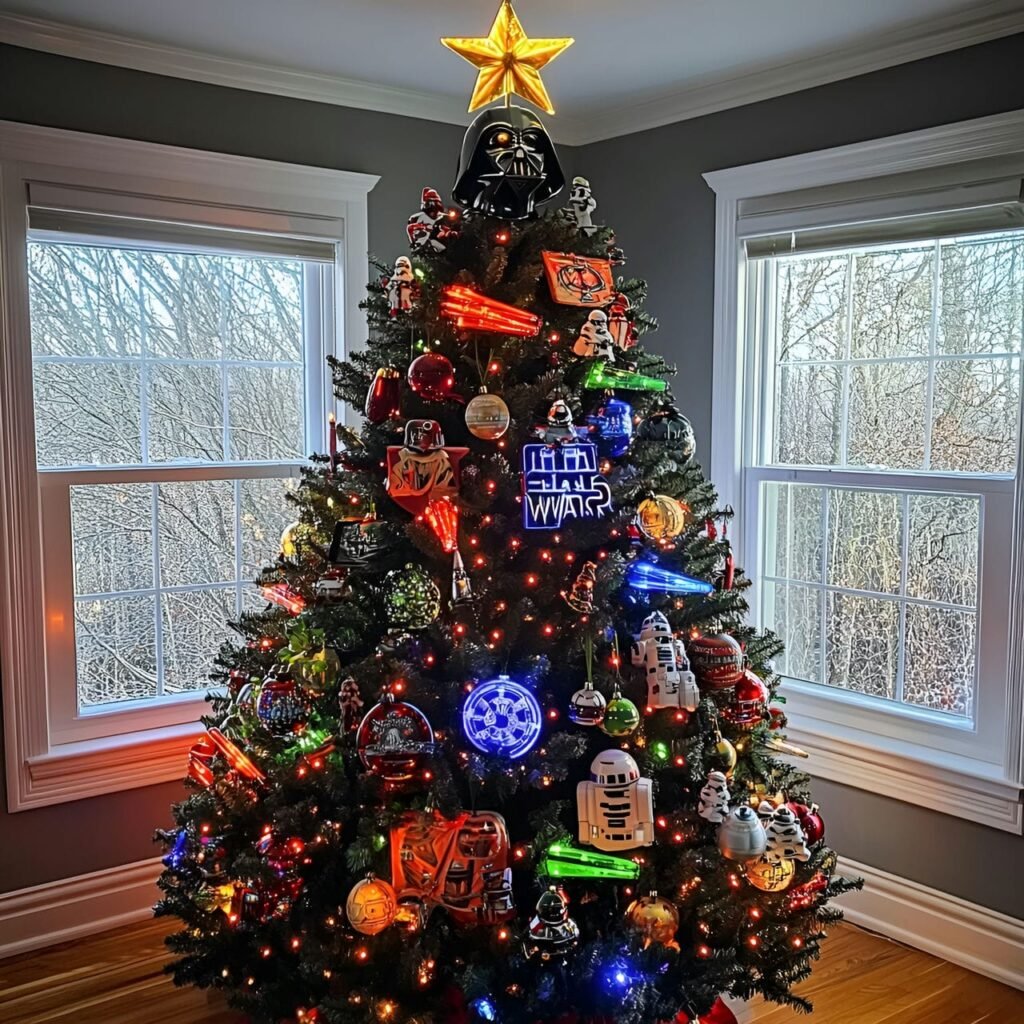 03. Star Wars Christmas Tree: Celebrate the Holidays in Galactic Style