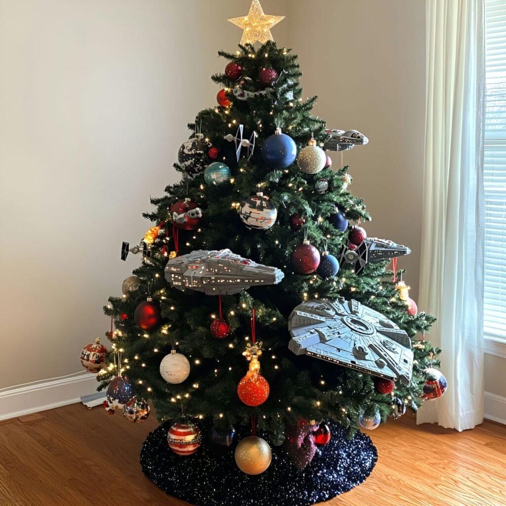 03. Star Wars Christmas Tree: Celebrate the Holidays in Galactic Style