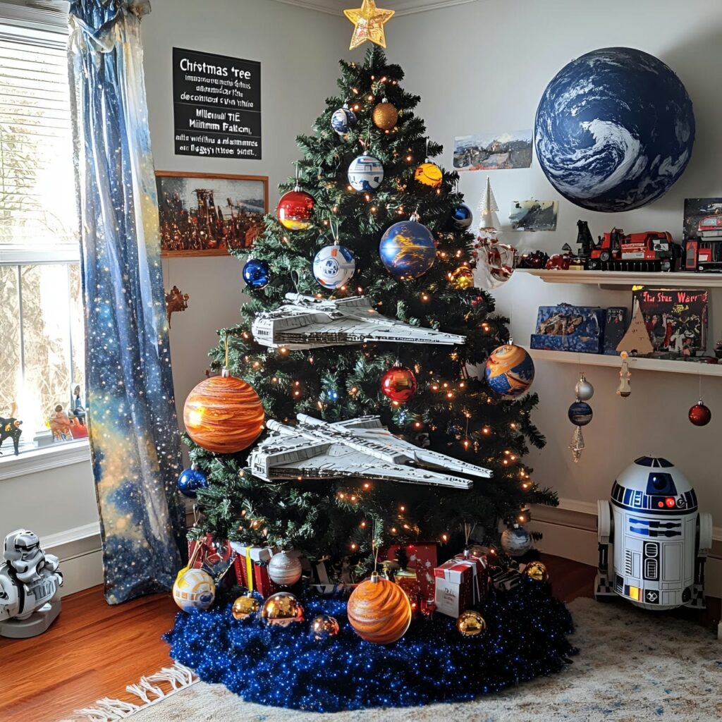 03. Star Wars Christmas Tree: Celebrate the Holidays in Galactic Style