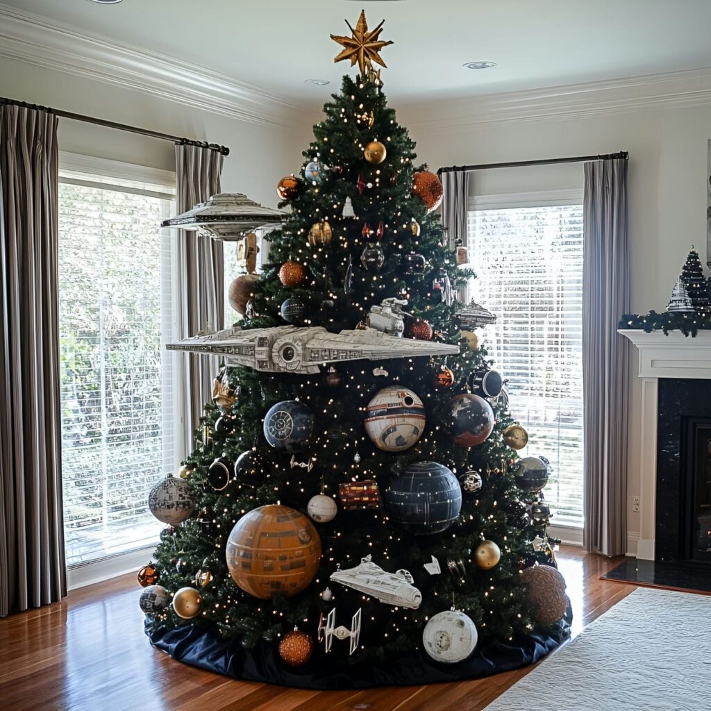 03. Star Wars Christmas Tree: Celebrate the Holidays in Galactic Style