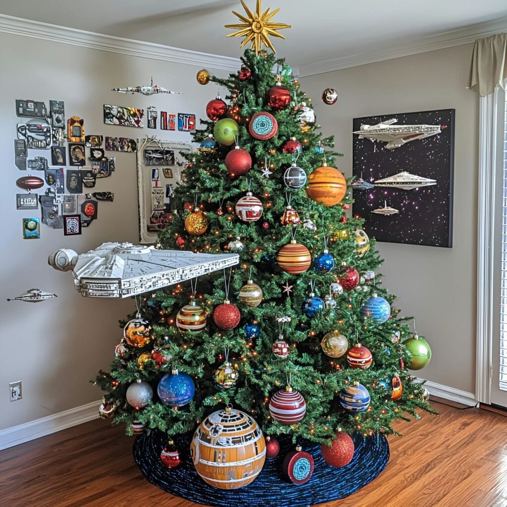 03. Star Wars Christmas Tree: Celebrate the Holidays in Galactic Style