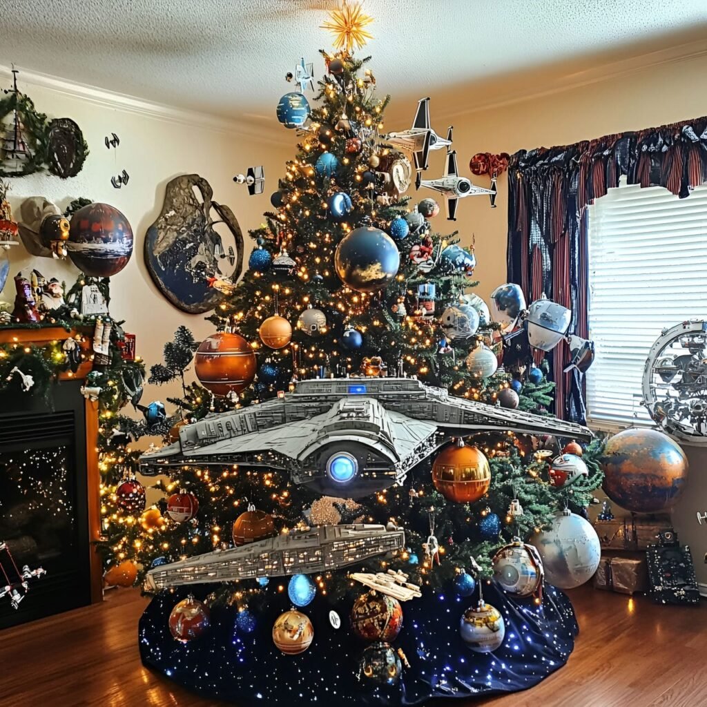 03. Star Wars Christmas Tree: Celebrate the Holidays in Galactic Style