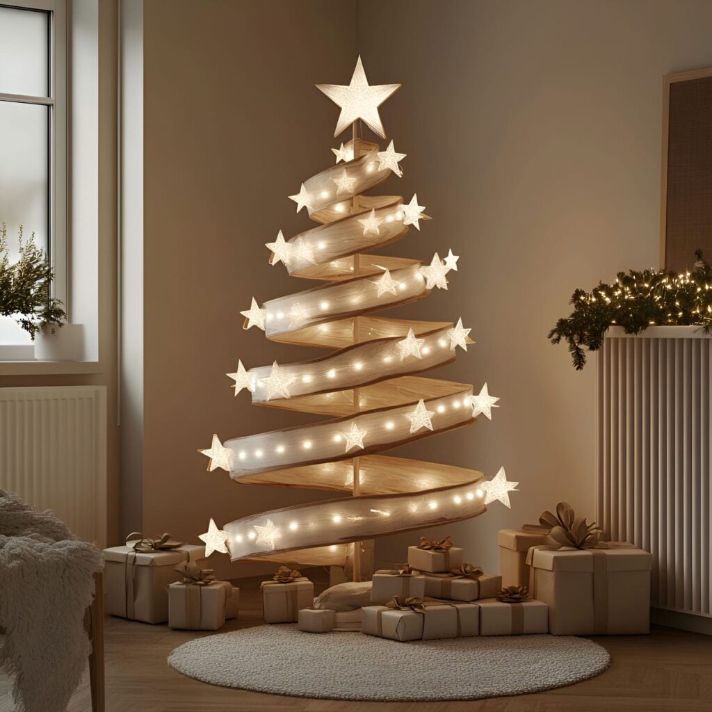 01. Starry Night Scandinavian Christmas Tree Lights