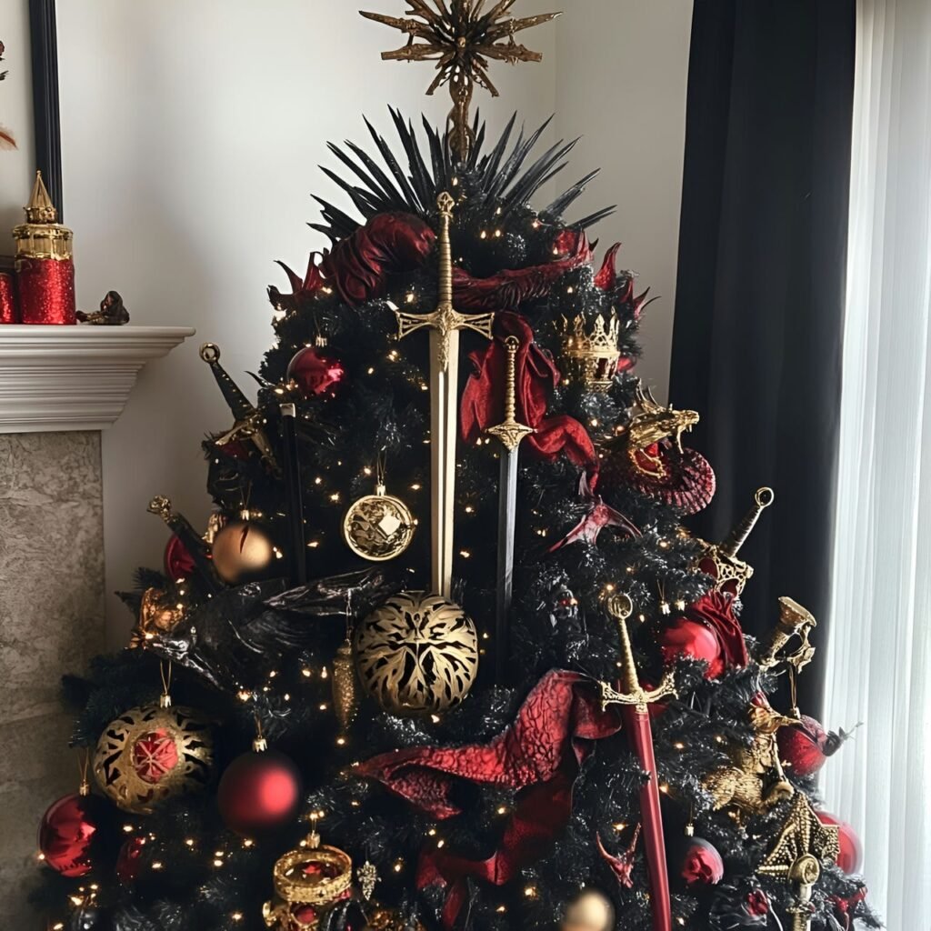 06. Game of Thrones Christmas Tree: Rule the Holidays with Westeros-Inspired Décor