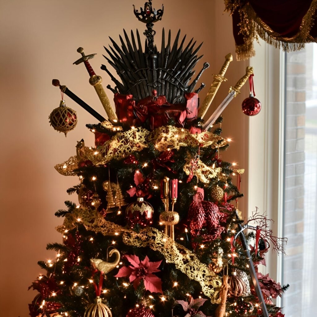 06. Game of Thrones Christmas Tree: Rule the Holidays with Westeros-Inspired Décor