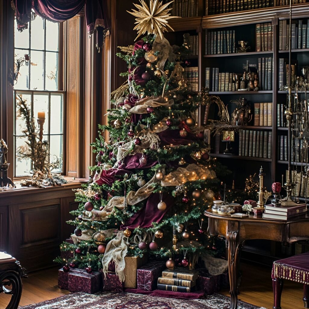 15. Classic Literature Christmas Tree: A Timeless Tribute to Literary Masterpieces