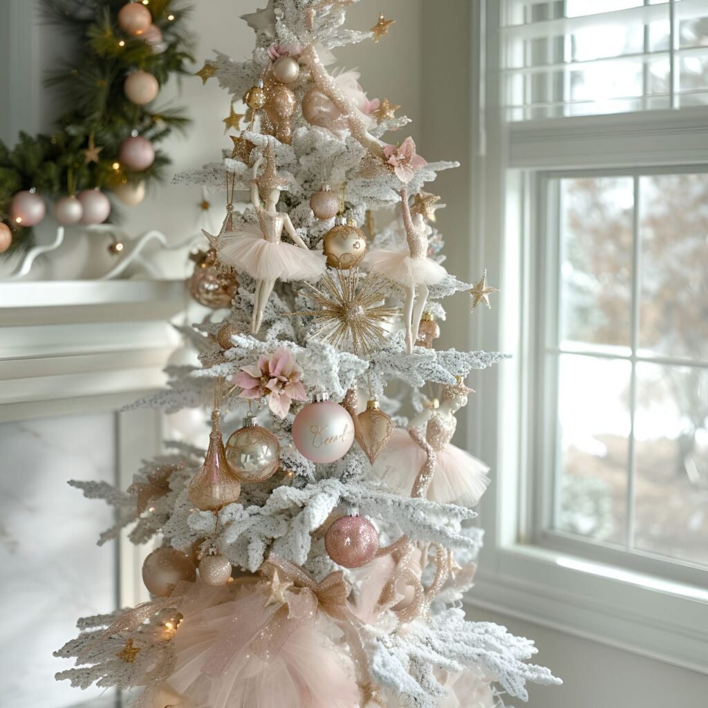 14. Ballet-Themed Christmas Tree: Graceful and Elegant Holiday Décor