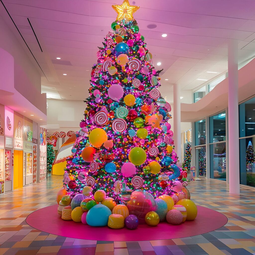 11. Whimsical Candyland with Playful Candy-Inspired Décor