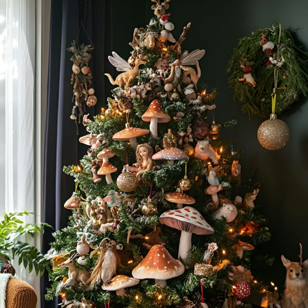 20. Woodland Fairy Tree with Enchanted Forest Animals and Fairies